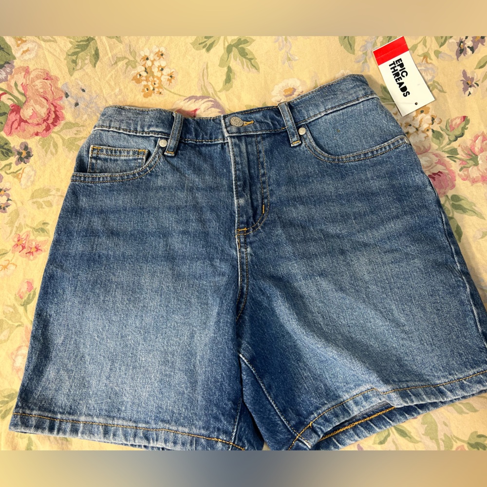 Epic Threads Classic Blue Denim Shorts